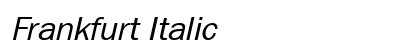Frankfurt Italic Preview