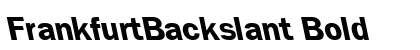 FrankfurtBackslant Bold preview