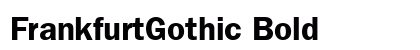 FrankfurtGothic Bold preview