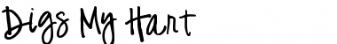 Digs My Hart Font