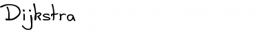 Dijkstra Regular Font Dijkstra Regular Font