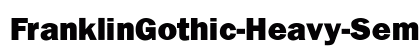 FranklinGothic-Heavy-SemiBol Regular preview