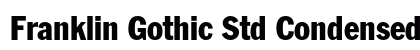 Franklin Gothic Std Condensed preview