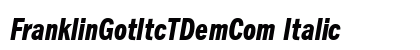 FranklinGotItcTDemCom Italic preview