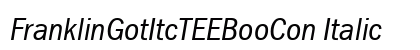 FranklinGotItcTEEBooCon Italic preview