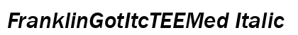 FranklinGotItcTEEMed Italic preview