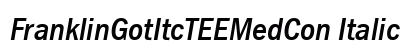 FranklinGotItcTEEMedCon Italic preview