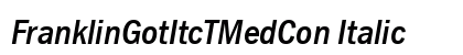 FranklinGotItcTMedCon Italic preview