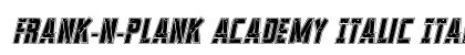 Frank-n-Plank Academy Italic Italic preview