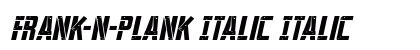 Frank-n-Plank Italic Italic preview