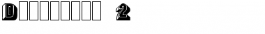 Dimension 2 Font