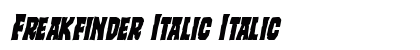 Freakfinder Italic Italic preview