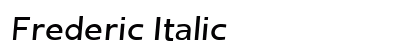 Frederic Italic preview