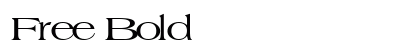 Free Bold preview
