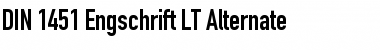 DINEngschrift LT Alternate Font