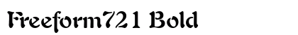 Freeform721 Bold preview