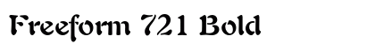 Freeform 721 Bold preview
