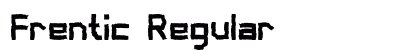 Frentic Regular preview