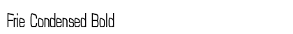 Frie Condensed Bold Preview