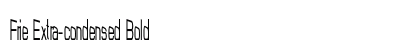 Frie Extra-condensed Bold Preview