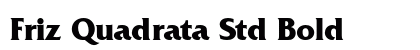 Friz Quadrata Std Bold preview
