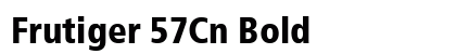 Frutiger 57Cn Bold preview