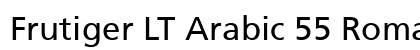 Frutiger LT Arabic 55 Roman preview