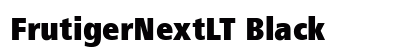 FrutigerNextLT Black preview