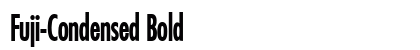 Fuji-Condensed Bold Preview