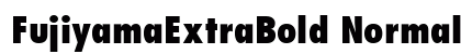 FujiyamaExtraBold Normal preview