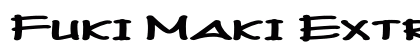 Fuki Maki Extra-expanded Bold Preview