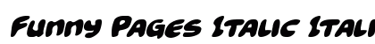 Funny Pages Italic Italic preview