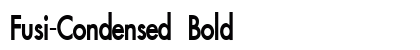 Fusi-Condensed Bold Preview