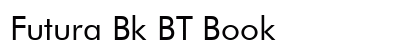 Futura Bk BT Book preview