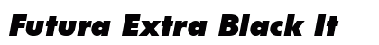 Futura Extra Black It Preview