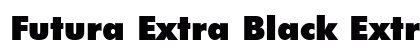 Futura Extra Black Extra Black preview