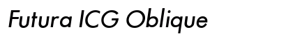 Futura ICG Oblique Preview