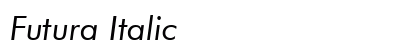 Futura Italic Preview