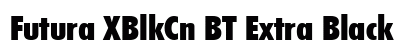 Futura XBlkCn BT Extra Black preview