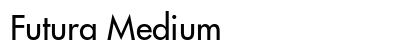 Futura Medium Preview