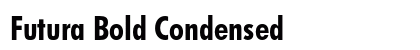 Futura Bold Condensed Preview
