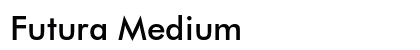 Futura Medium Preview