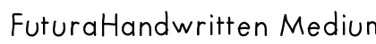 FuturaHandwritten Medium preview