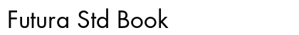 Futura Std Book preview