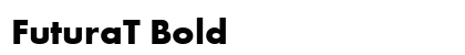 FuturaT Bold preview