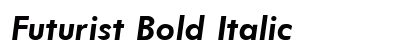 Futurist Bold Italic Preview