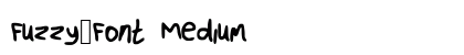 Fuzzy_Font Medium preview