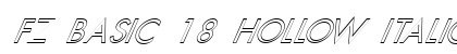 FZ BASIC 18 HOLLOW ITALIC Normal preview