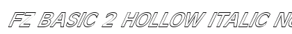FZ BASIC 2 HOLLOW ITALIC Normal preview
