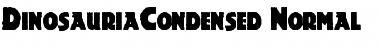 DinosauriaCondensed Normal Font